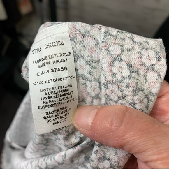 MARCO Floral Casual Button Down Shirt Cotton Relax Fit Short Sleeves Top Sz 1X B - Picture 9 of 11